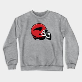 North Carolina State Outline Football Helmet Crewneck Sweatshirt